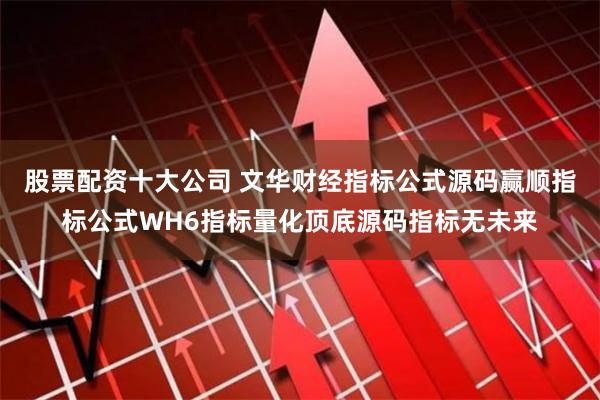 股票配资十大公司 文华财经指标公式源码赢顺指标公式WH6指标量化顶底源码指标无未来