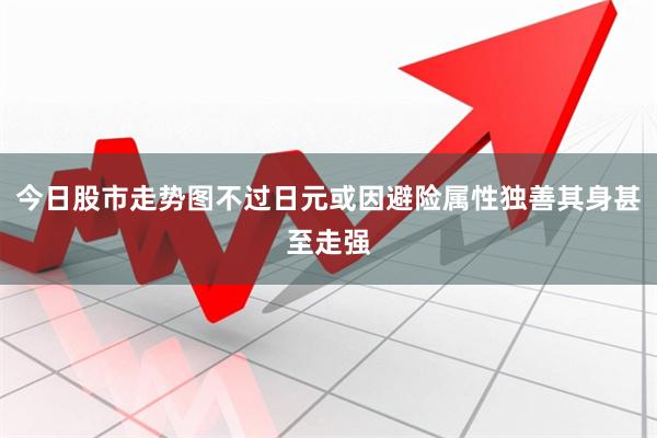 今日股市走势图不过日元或因避险属性独善其身甚至走强